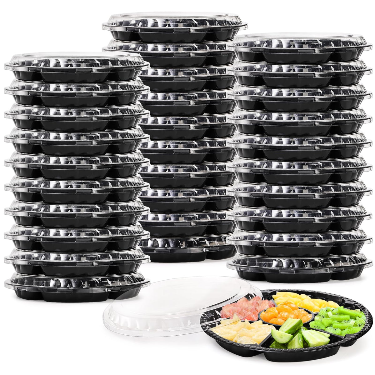 Lawei front view of 30-pack tray set showing packaging and capacity benefits