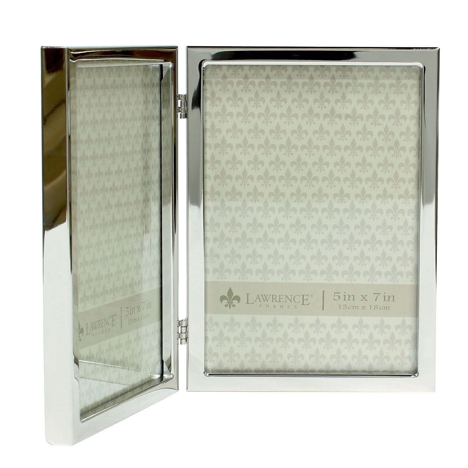Lawrence Frames corner close-up revealing metal edge quality and precise workmanship