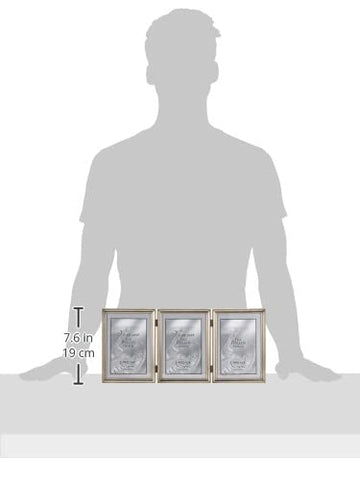 Lawrence Frames next to ruler showing 7.2 by 15.6 inches for clear size reference