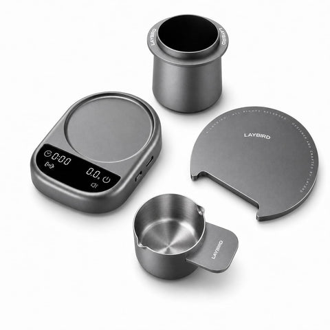 LAYBIRD MagAttach Pro front view showing compact scale and magnetic ports for modular use