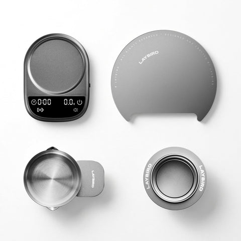 LAYBIRD MagAttach Pro packed in a travel kit showing rechargeable convenience