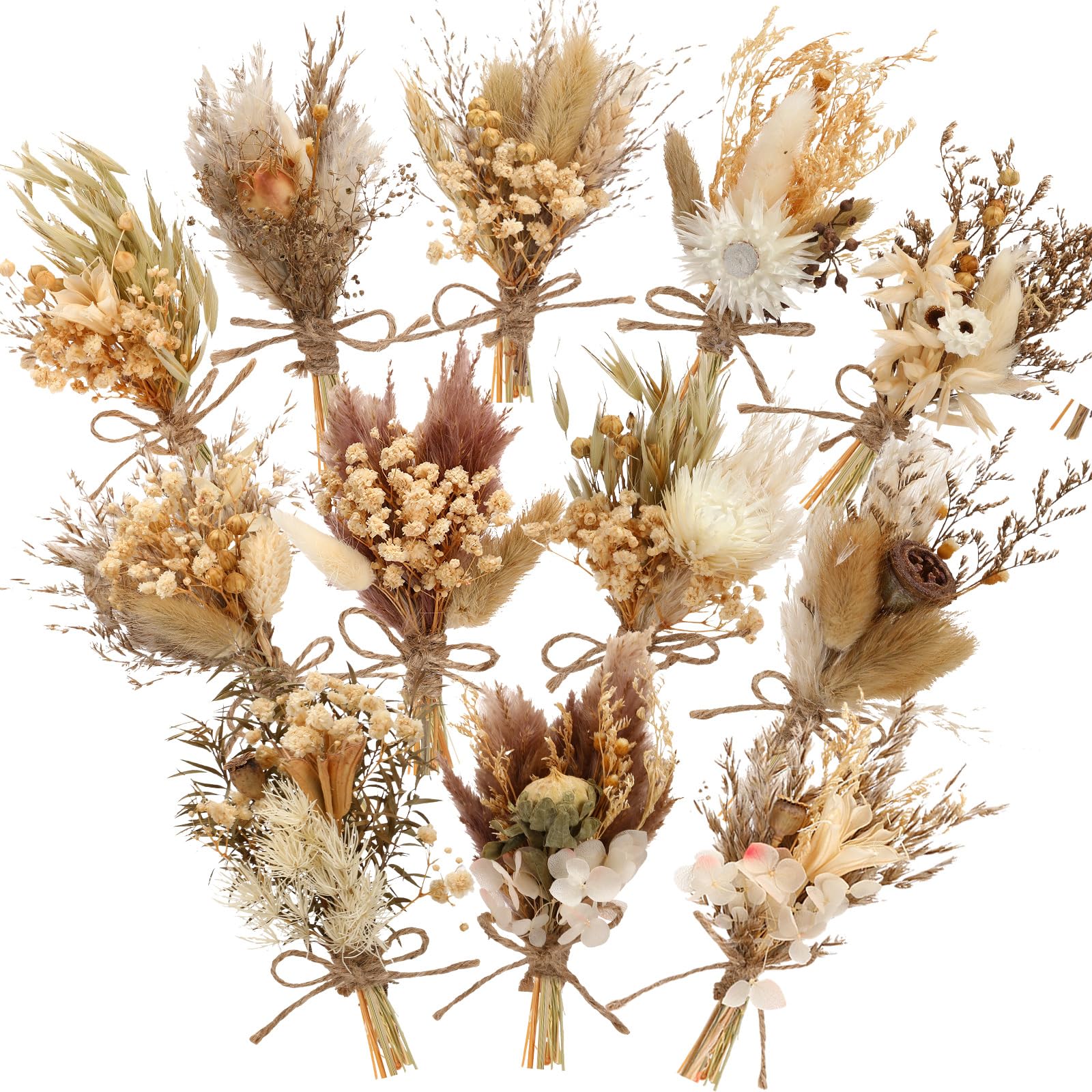 Layhit mini bouquets staged in a boho setting for effortless styling