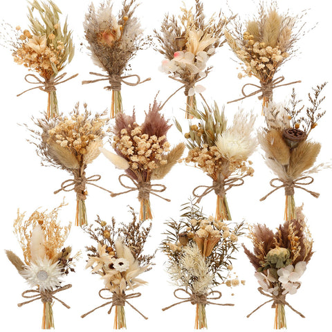 Layhit front packaging showing twelve mini dried bouquets and convenience