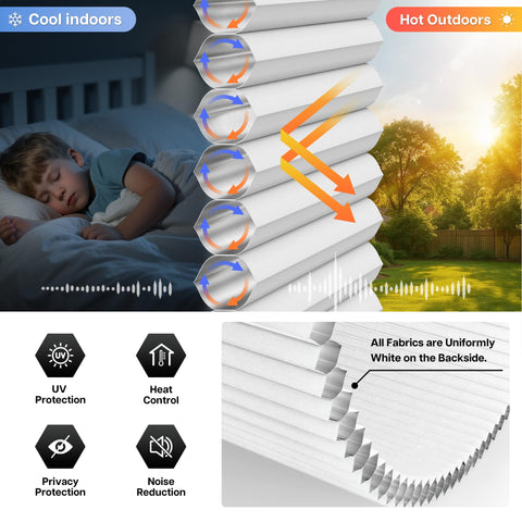 LazBlinds foam-adhesive installation kit displayed for quick no-drill mounting