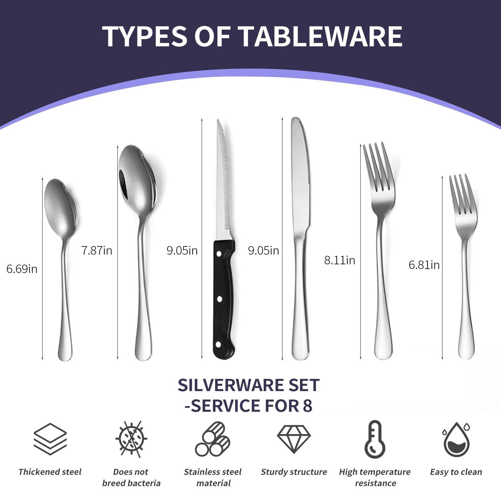 Lazycorner dinner fork detail showing tines and comfortable handle
