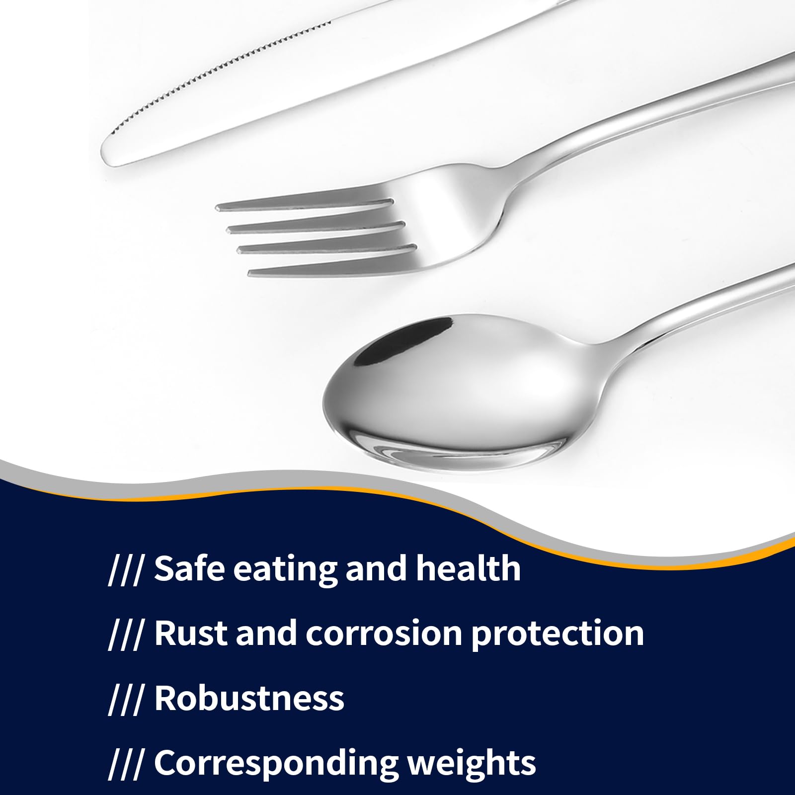 Lazycorner hand holding fork to show scale and comfortable weight