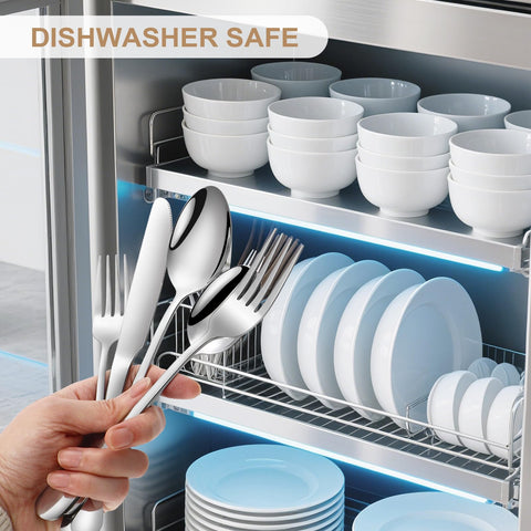 Lazycorner flatware held in hand to show size and ergonomic comfort for users