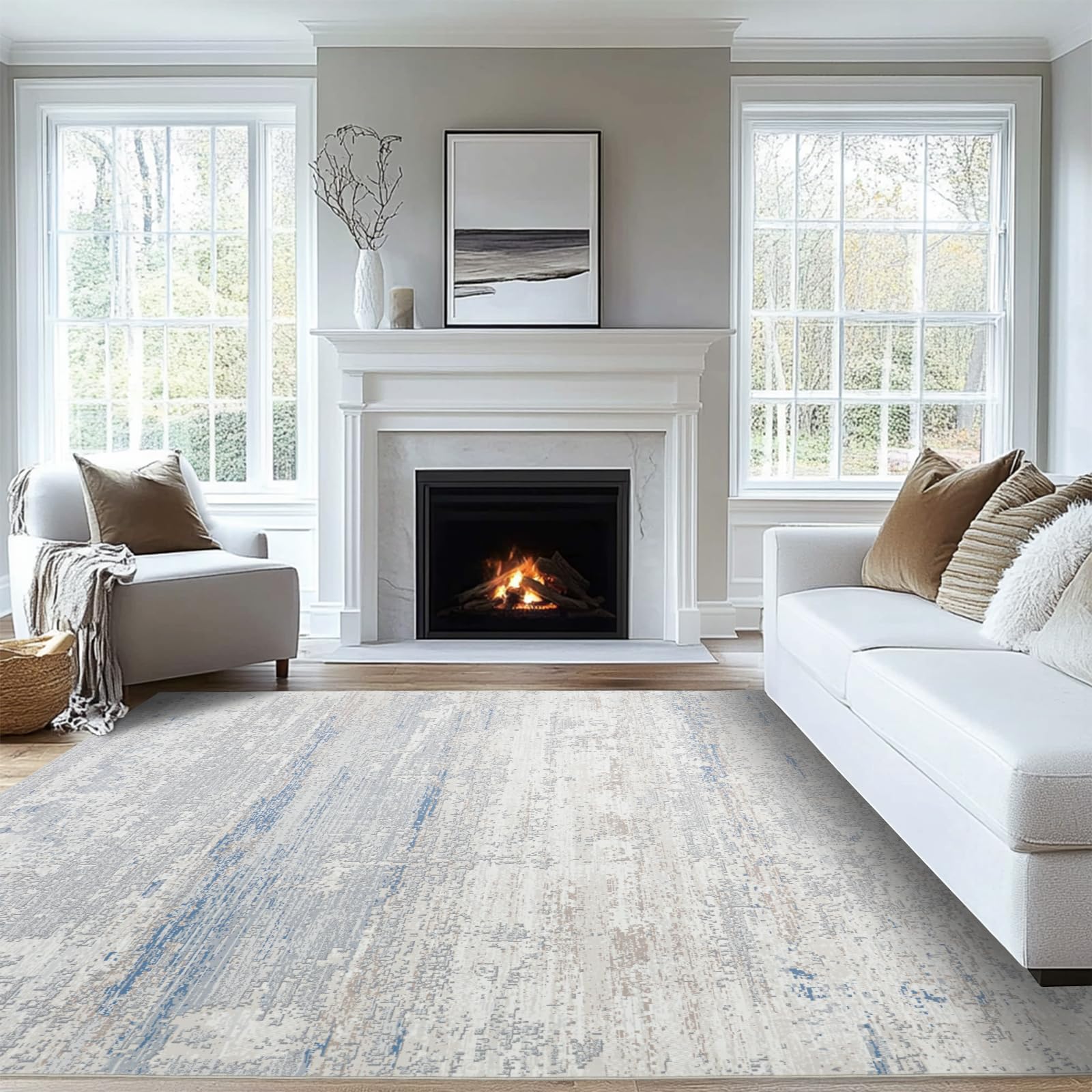 Lbris lifestyle living room scene adding warmth and elegance