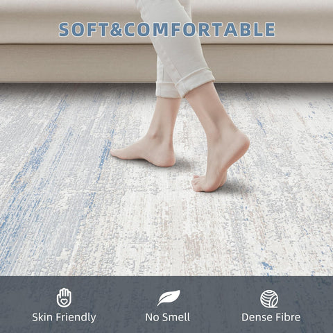 Lbris non-slip TPR backing detail providing floor grip safety