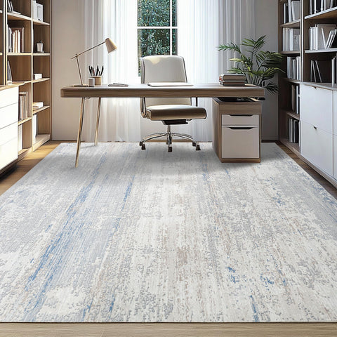 Lbris rug with kids and pet illustrating easy-clean, family-friendly use