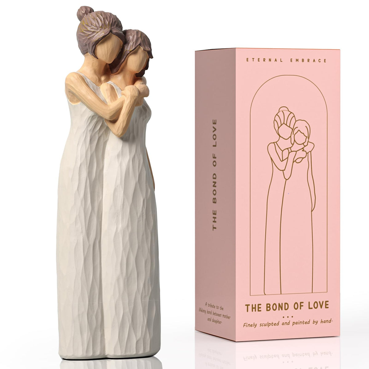 LCCCK front view of 10-inch figurine showing elegant embrace and display appeal