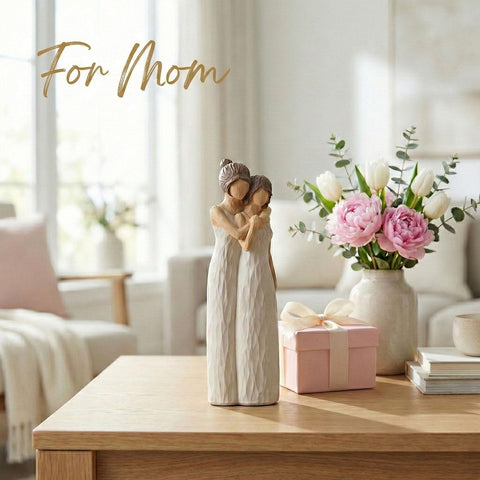 LCCCK figurine beside ruler showing true 10-inch scale for gifting clarity