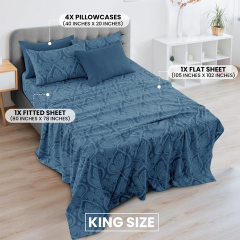 LDC fitted sheet deep-pocket detail demonstrating secure fit on thick mattresses