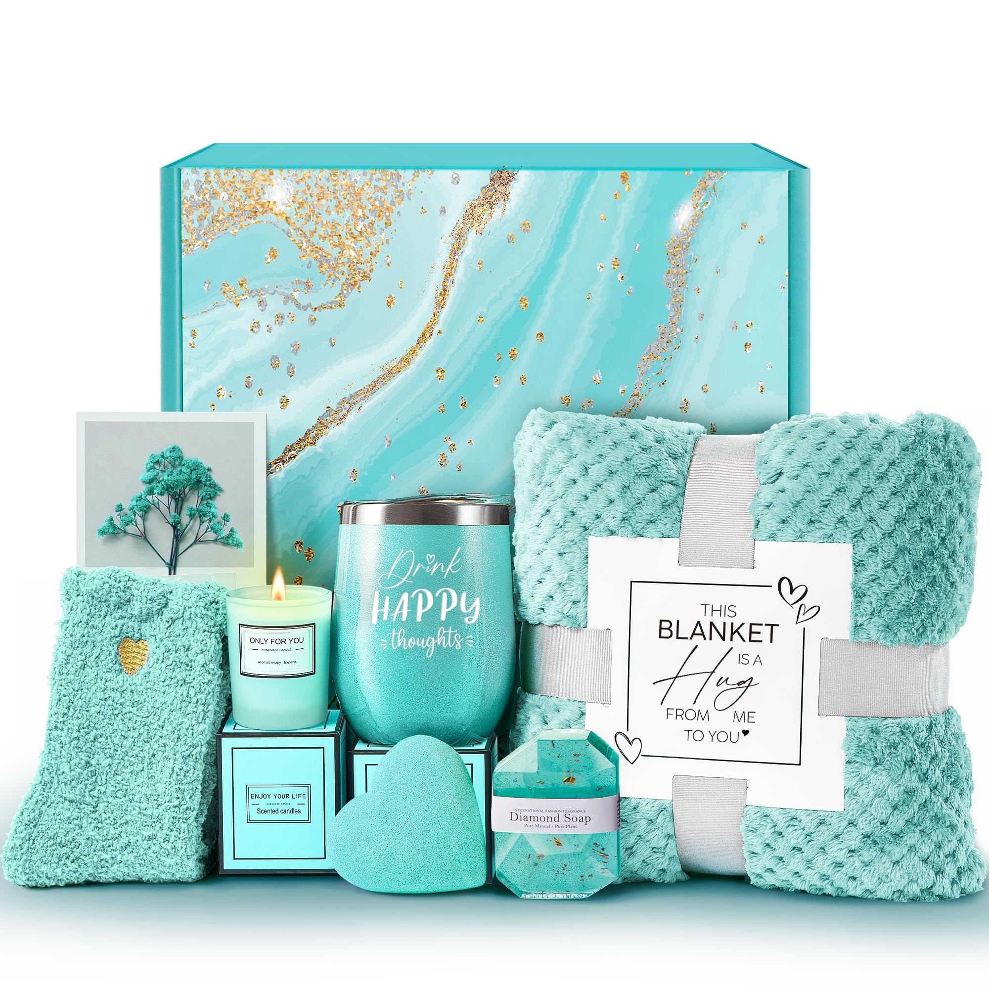 LE CADEAU front packaging showing complete gift basket, ready to impress