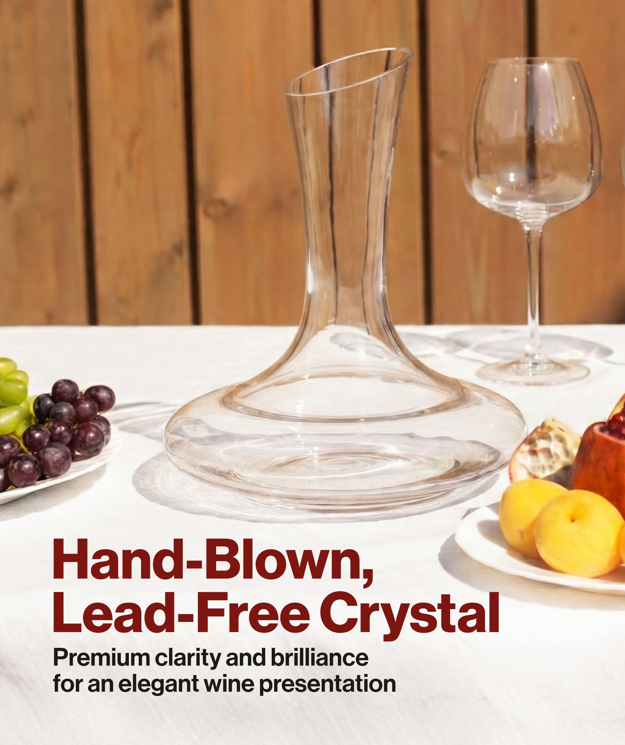 Le Chateau pouring in use aerating wine for improved aroma benefit
