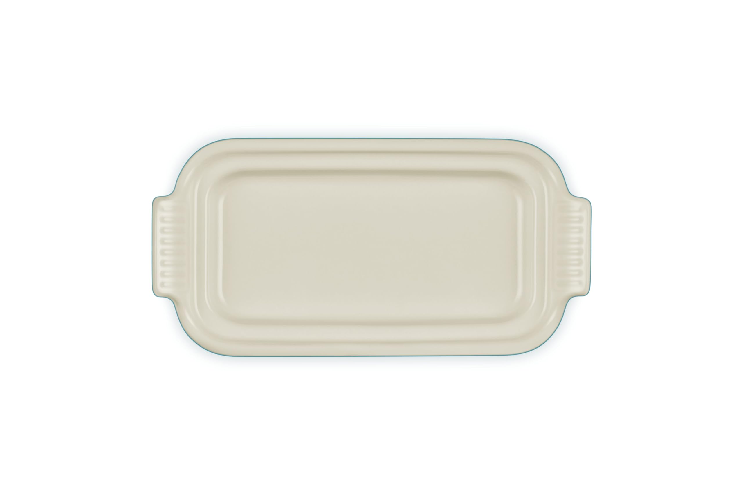 Le Creuset butter dish on table with toast showing attractive serving benefit