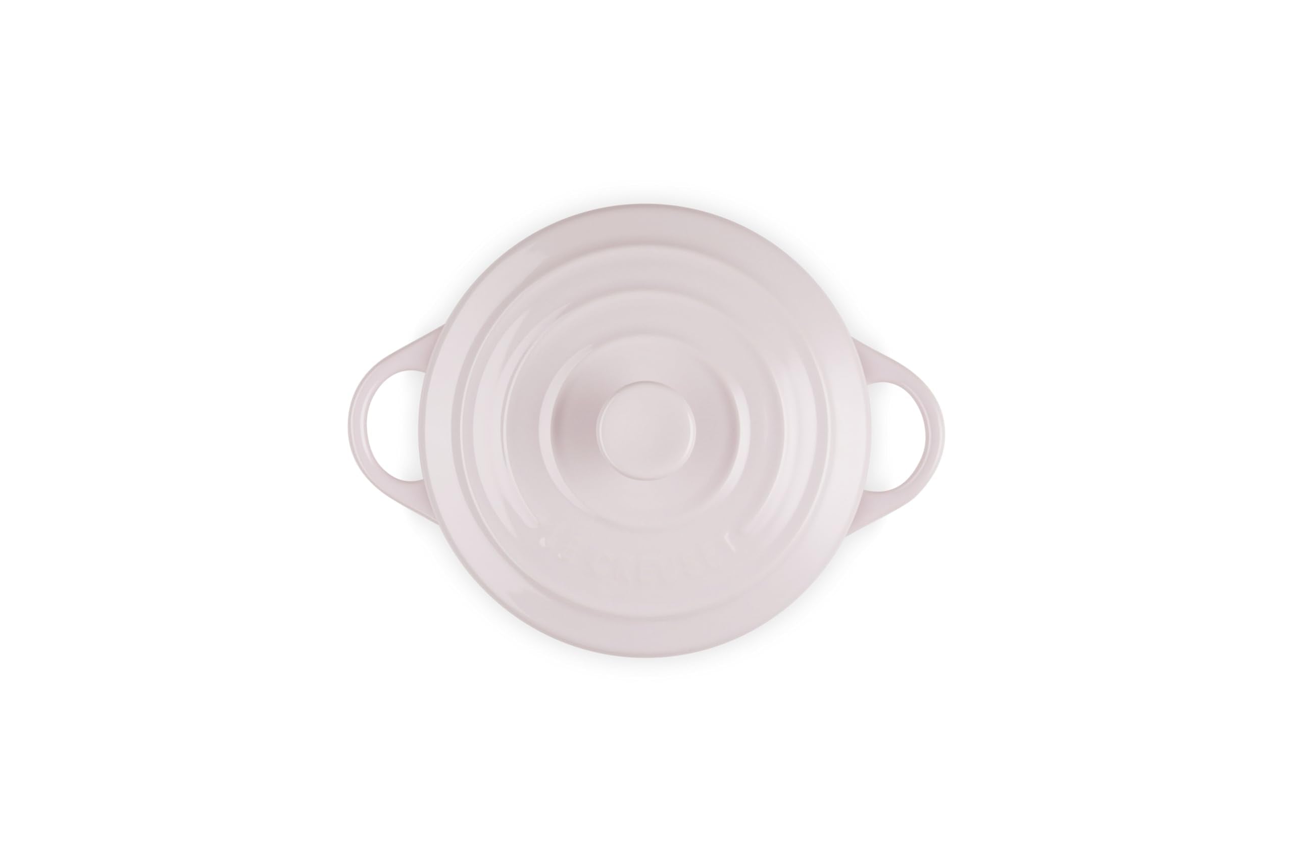 Le Creuset cocotte with freshly baked cobbler demonstrating even browning and serving readiness