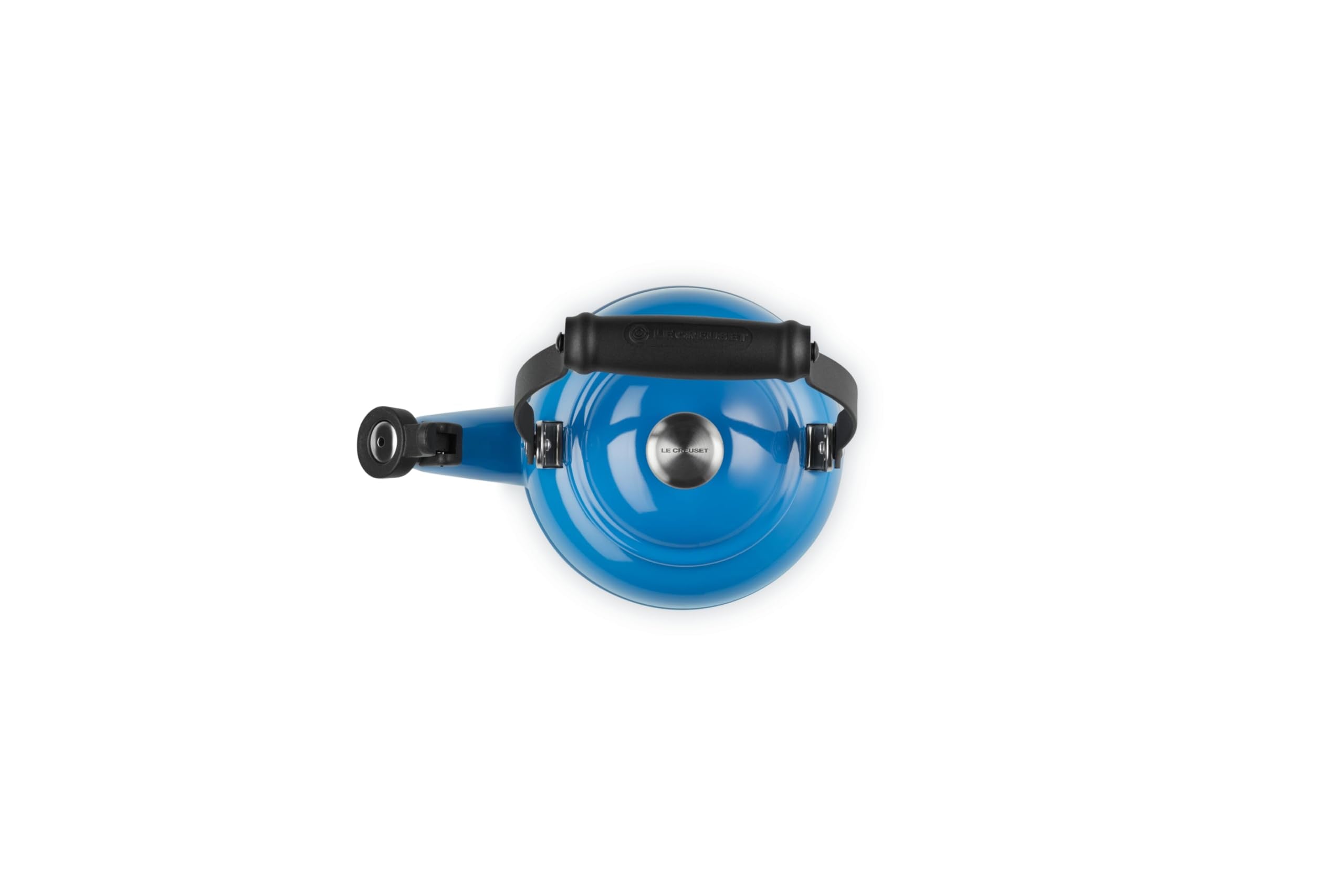 Le Creuset interior with fill markings for accurate and safe water levels