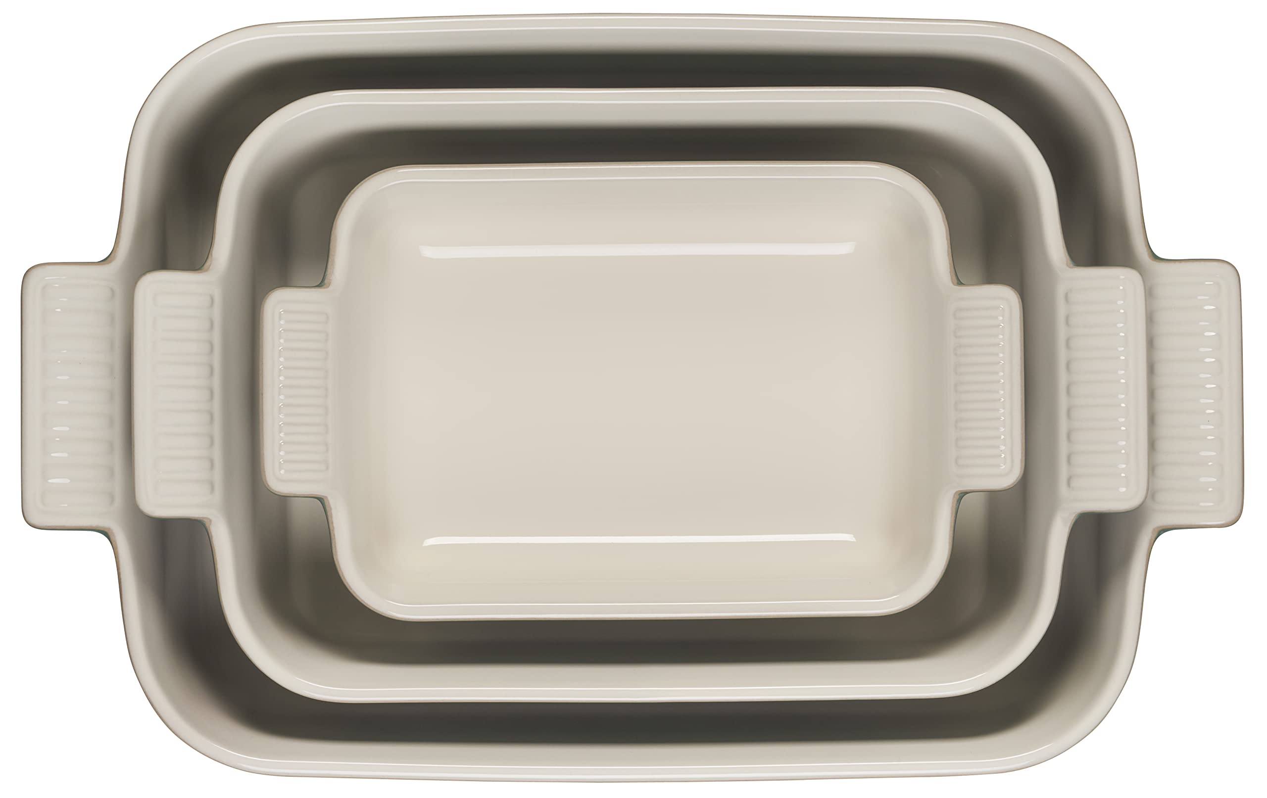 Le Creuset close-up of glazed interior highlighting smooth nonstick finish benefit