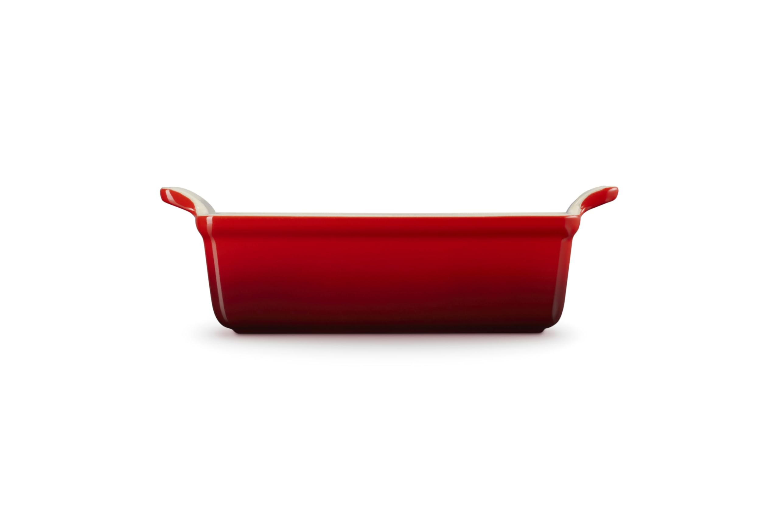 Le Creuset pan in oven baking demonstrating reliable heat distribution