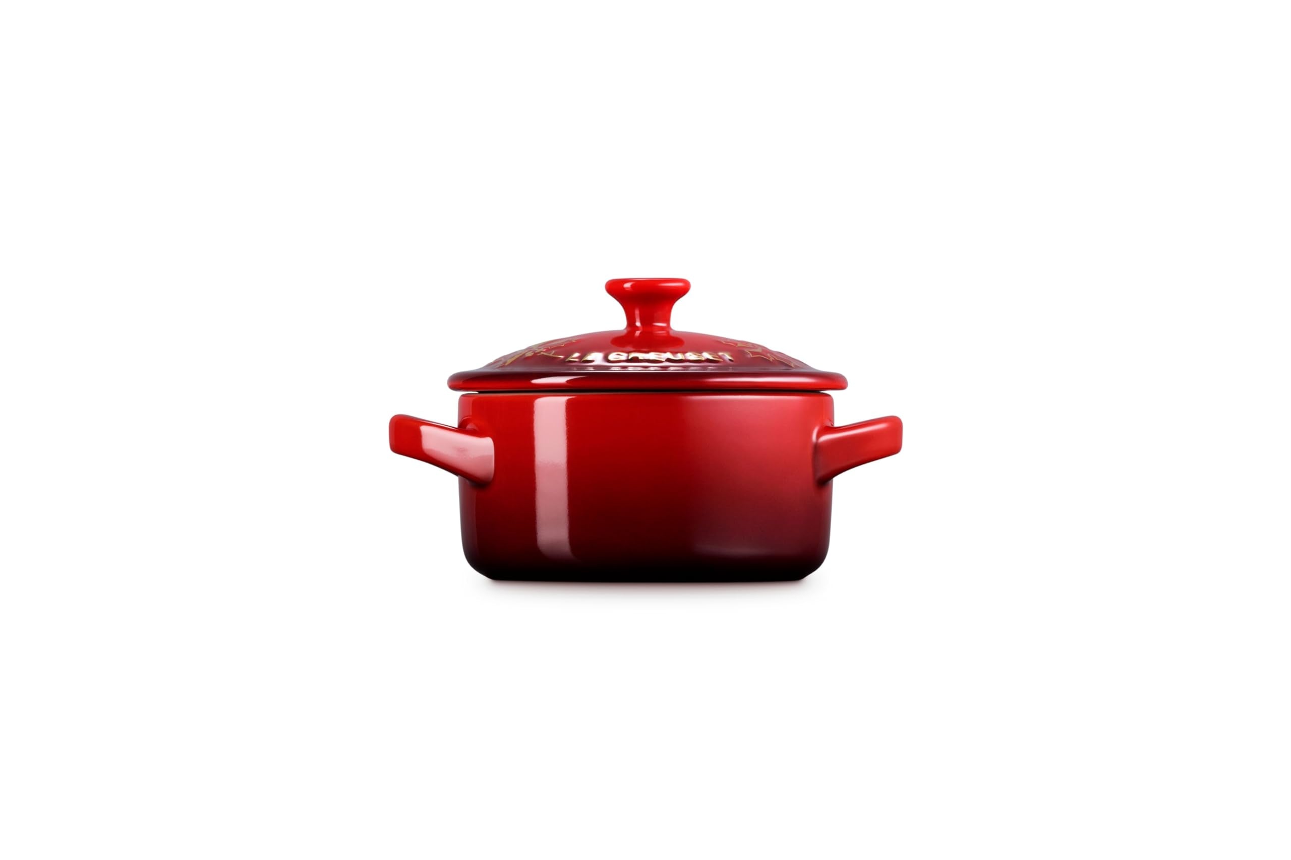 Le Creuset cocotte in use serving warm appetizer and keeping food hot