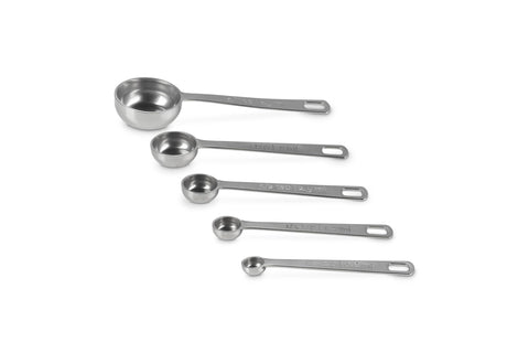 Le Creuset comparison of spoon sizes lined up to show scale and accuracy