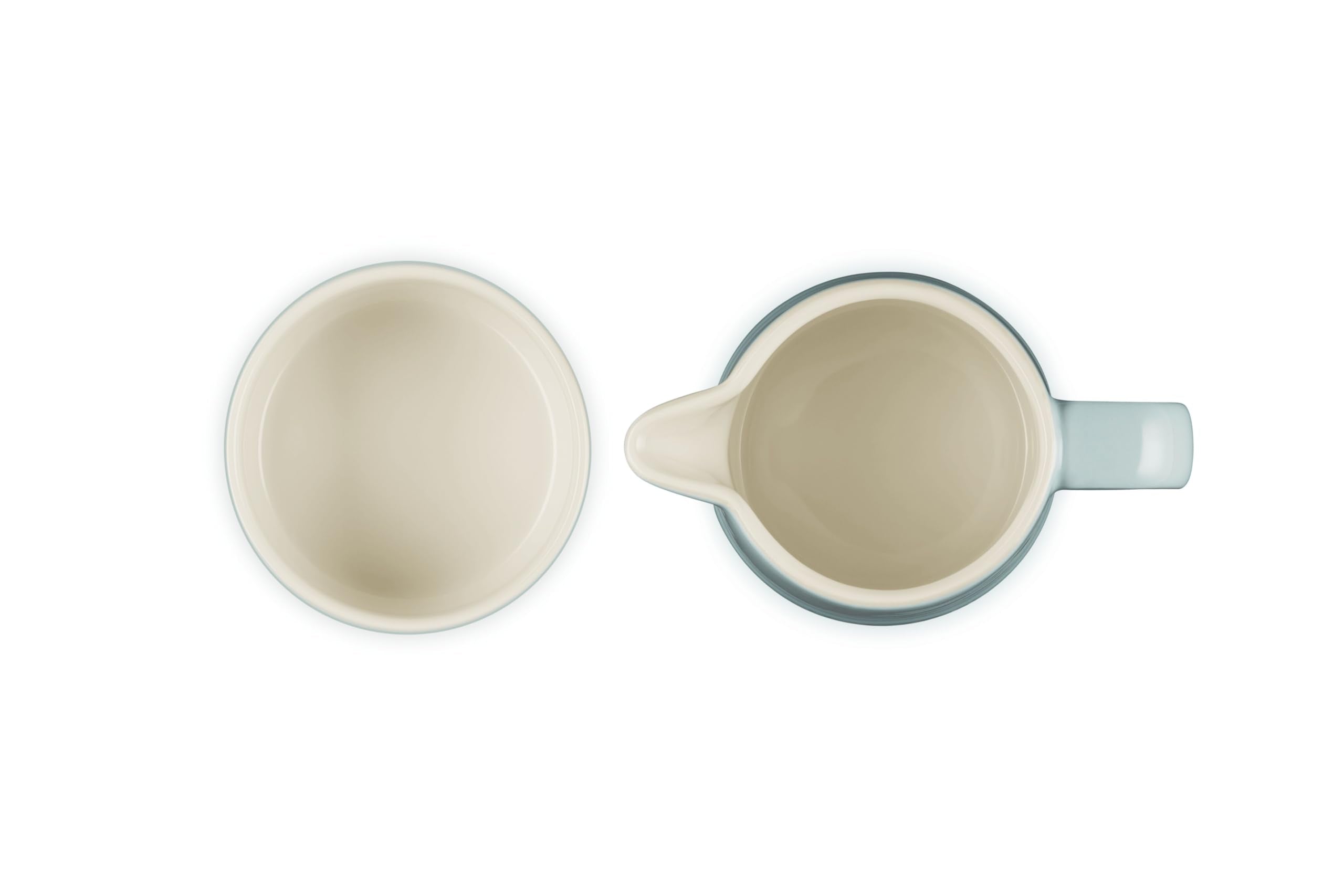 Le Creuset stoneware glaze texture detail illustrating nonporous, stain-resistant surface