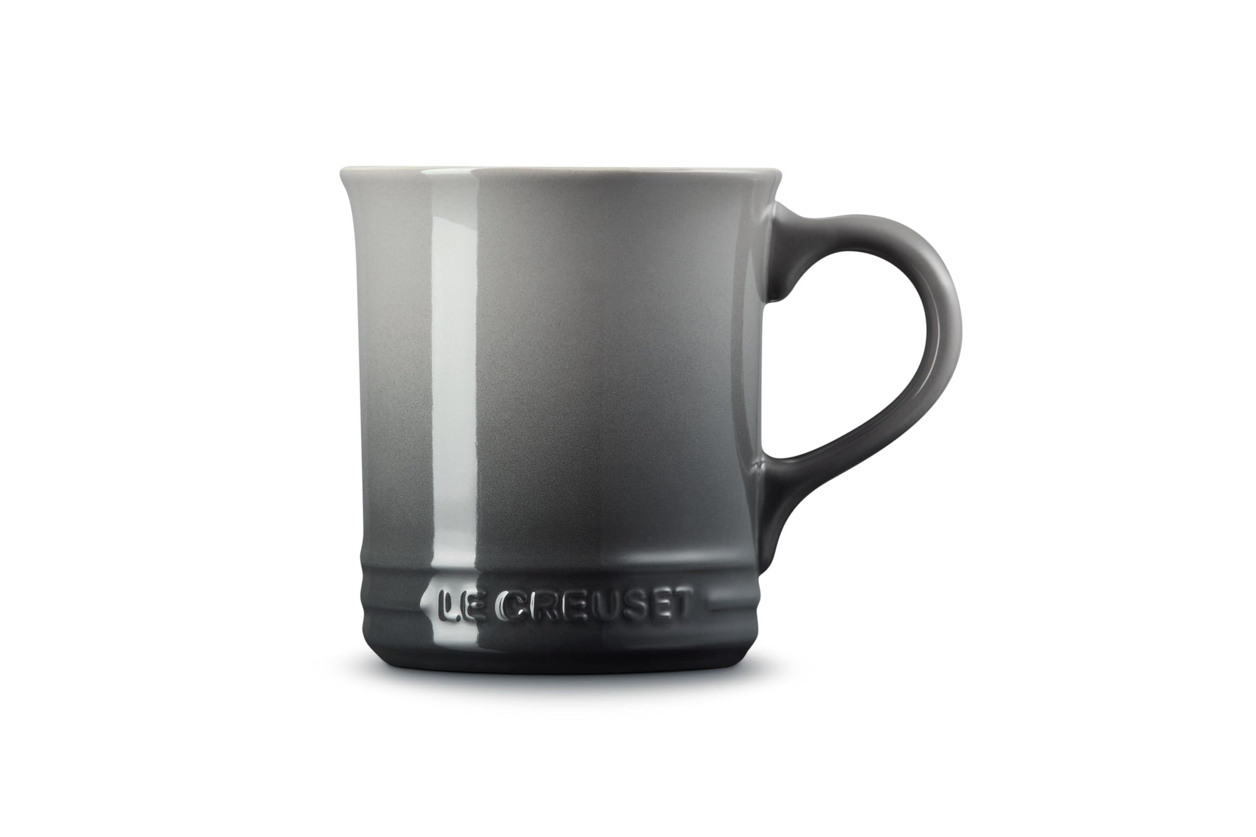 Le Creuset glaze close-up highlighting Oyster finish and scratch-resistant surface