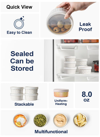 LE TAUCI stack and storage comparison showing compact nesting for efficient storage
