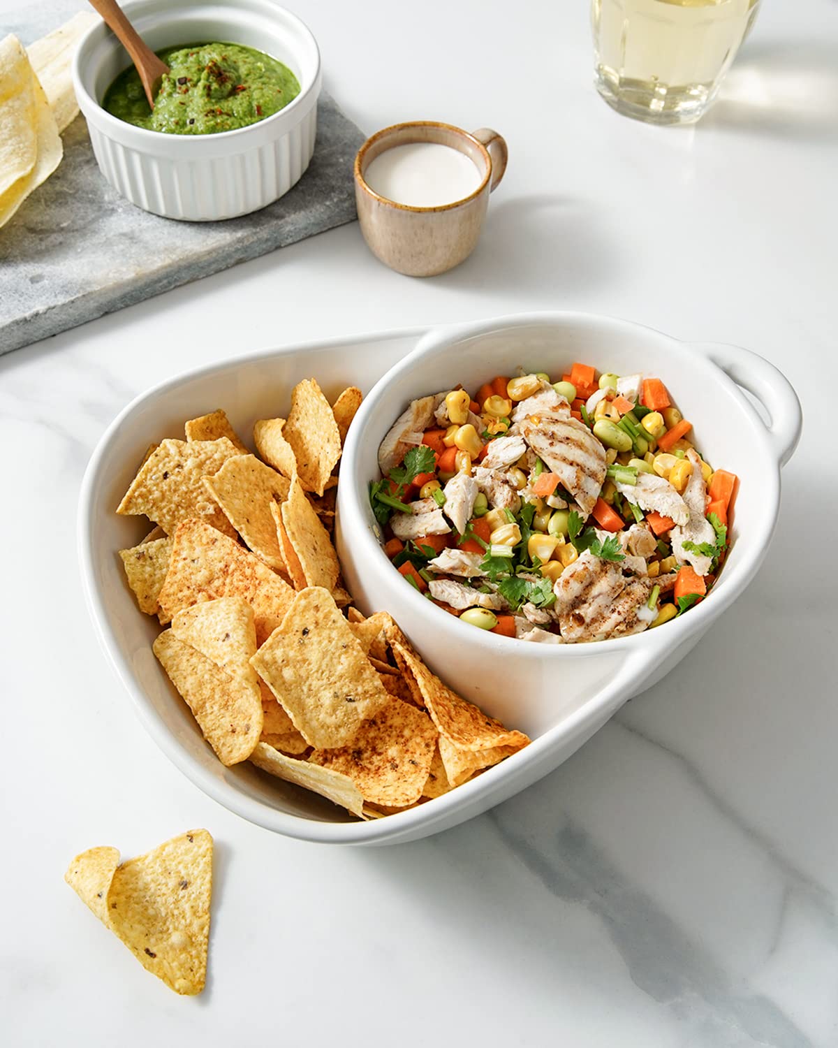 LE TAUCI bowls stacked to show compact storage advantage in small kitchens
