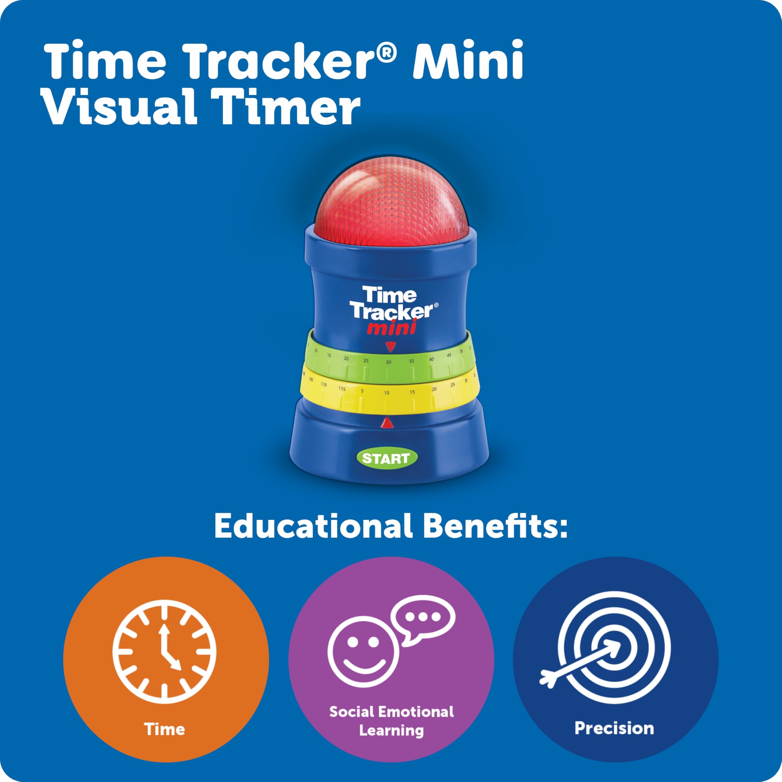 Learning Resources held in adult hand showing small scale and portability benefit