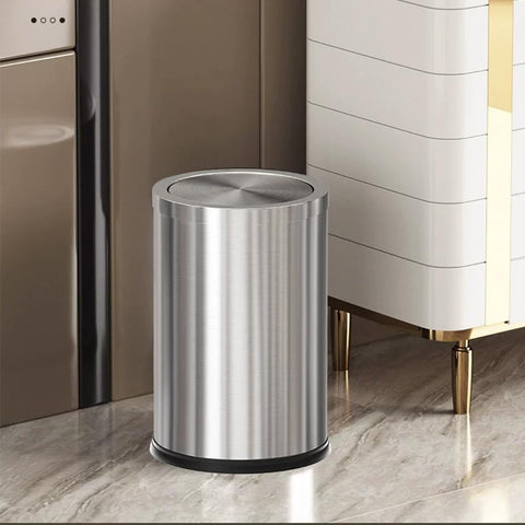 LEASYLIFE closeup of brushed nickel finish hiding fingerprints for neater look