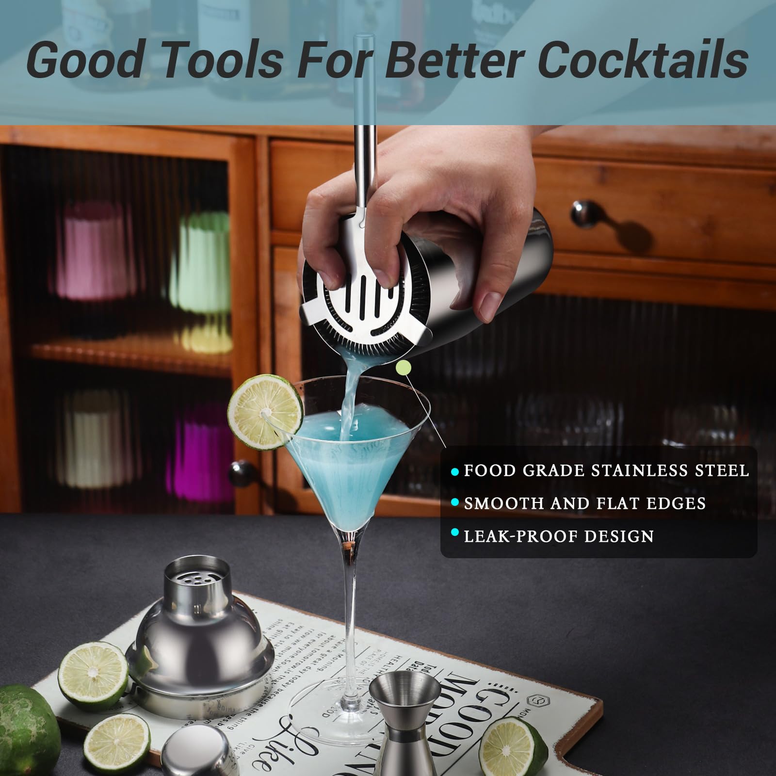 Lebarstor assorted bar tools laid out for easy identification and prep