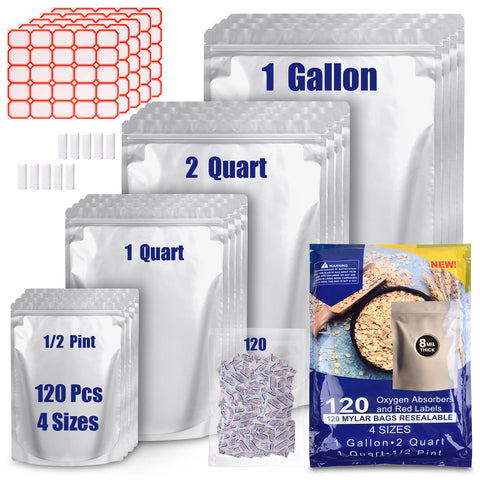 Leboduo front packaging showing full mylar bag kit and accessories for organized storage
