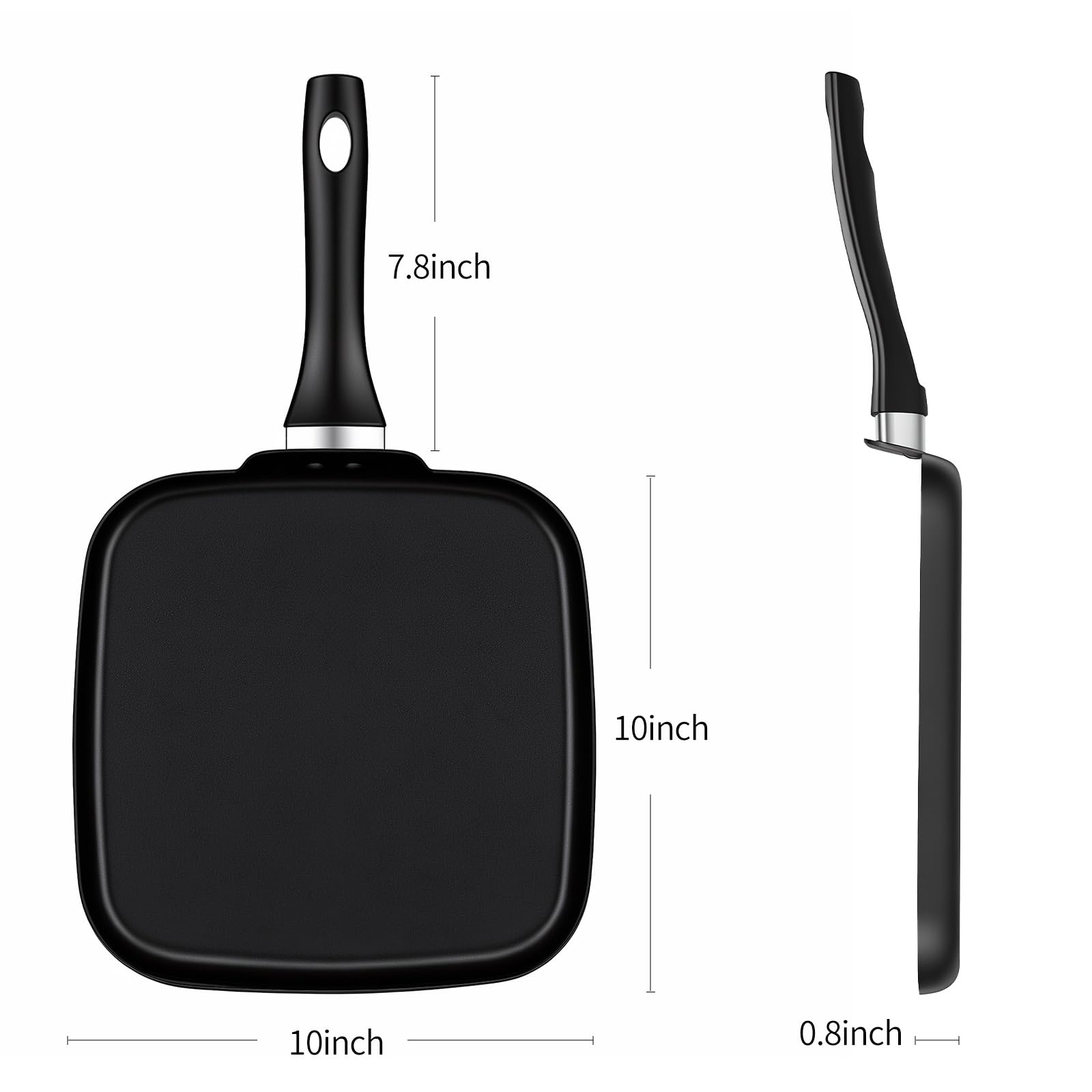 LECOOKING top-down griddle cooking eggs quickly and evenly for better breakfasts