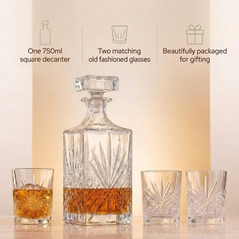 Lefonte old fashioned glass closeup showing heavy base for stability and balanced feel