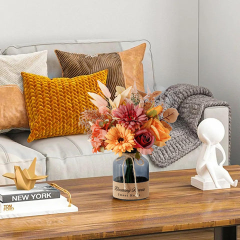 LEFTOVER arrangement on dining table showing seasonal charm and decor impact