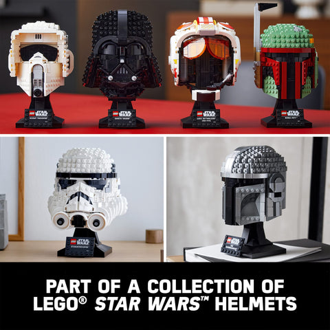 LEGO Darth Vader helmet packaging showing box art and contents for easy purchase