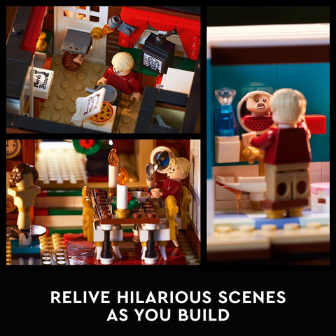 LEGO Home Alone crooks' van with five minifigures for storytelling display