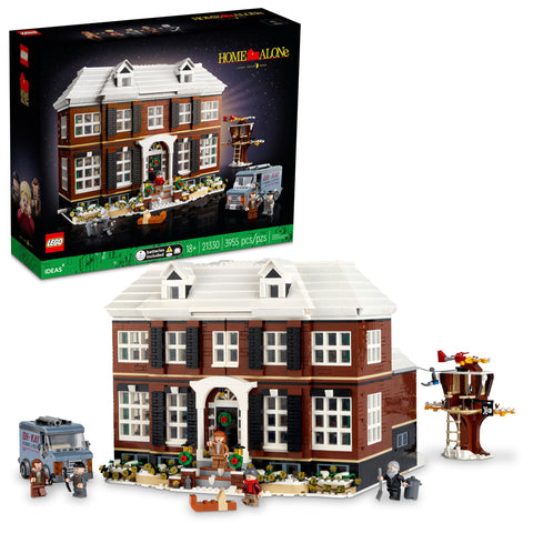 LEGO Home Alone McCallisters' house front view showing façade and display-ready details
