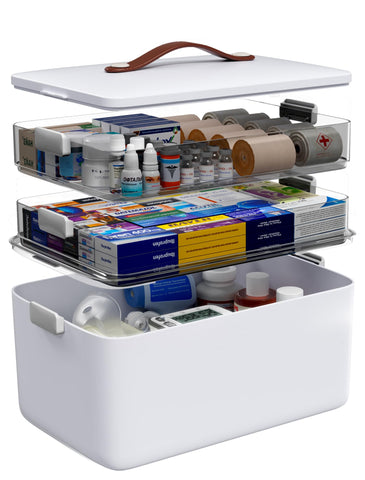 LEGUO front view showing neat stacked trays and accessible storage benefit