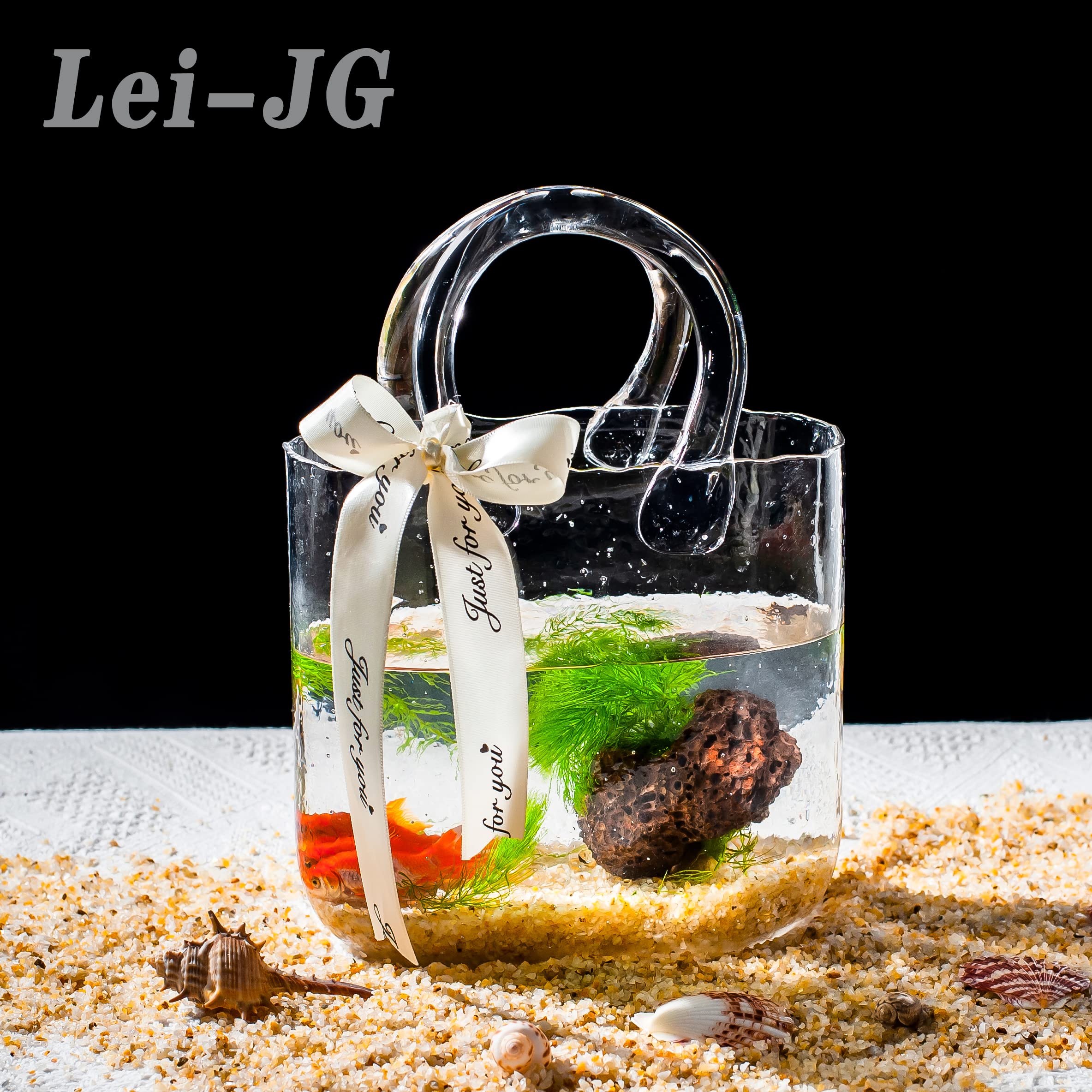 Lei-JG open gift box with vase cushioned inside, ready for special-occasion gifting