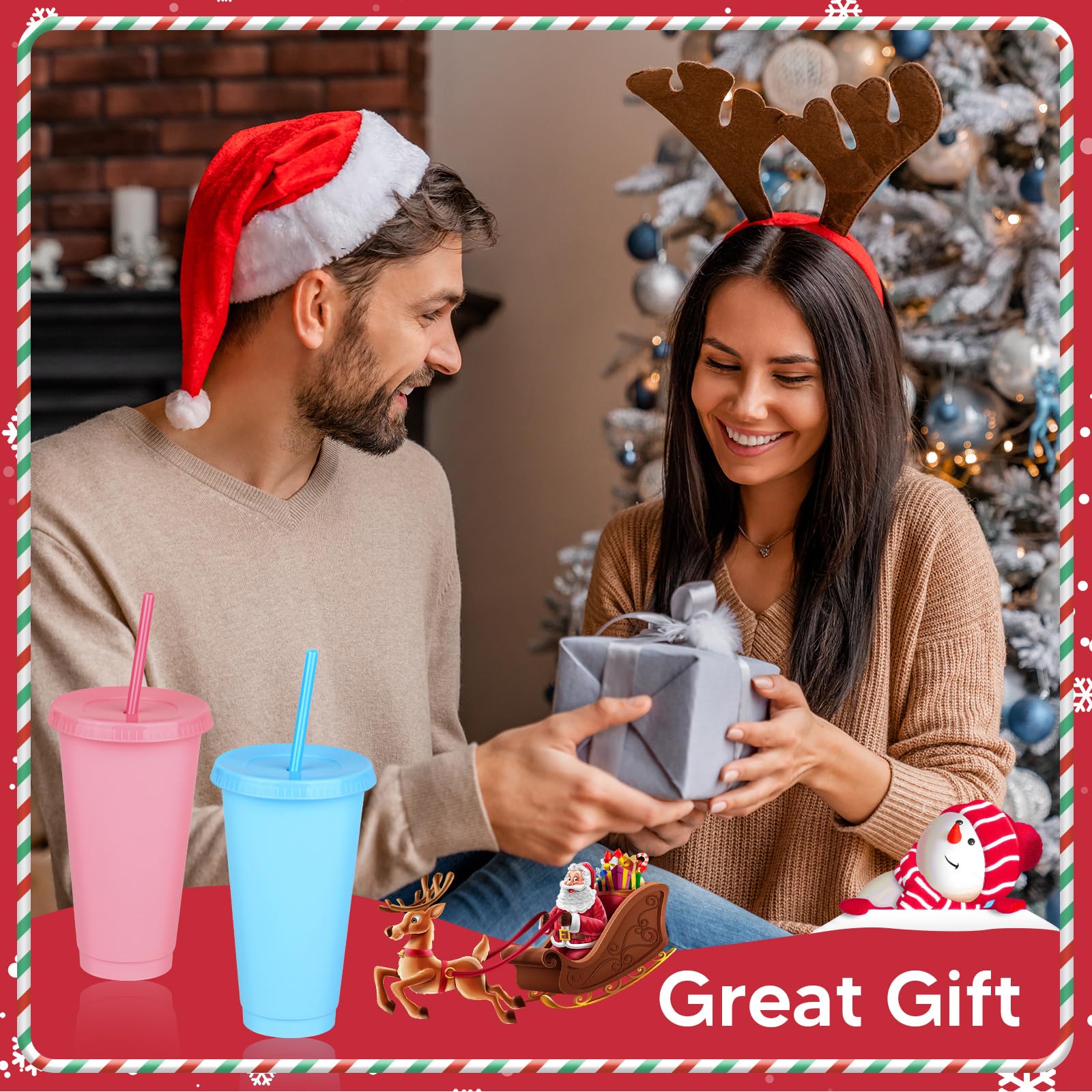 LEIFEOSH hand holding 24oz tumbler showing scale benefit: large cold-drink capacity