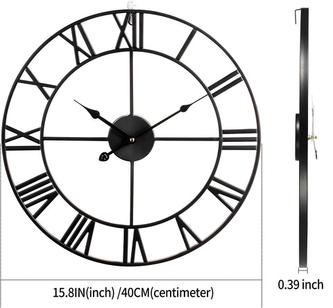 LEIKE styled in living room offering decorative focal point and quiet timekeeping benefit