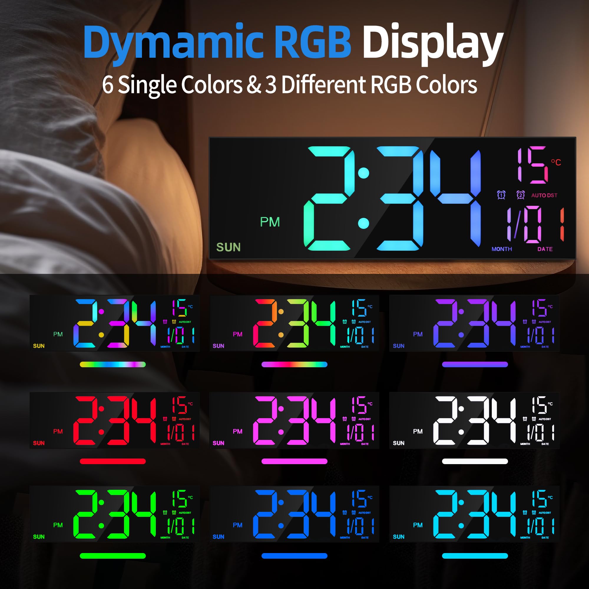 LEIKE close-up of 4.5-inch digits highlighting clear readable numbers