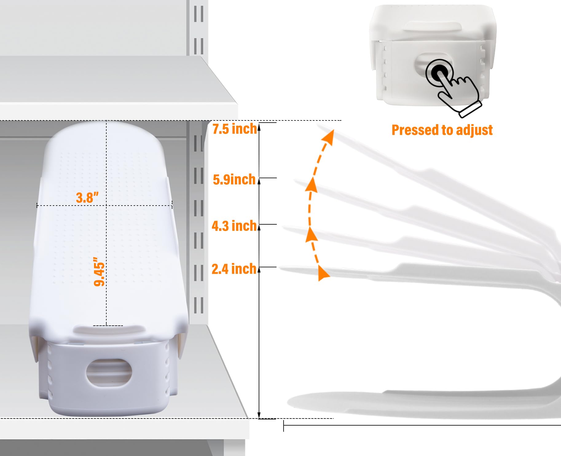 LEIMO KPARTS in a styled closet showing tidy arrangement and practical everyday use