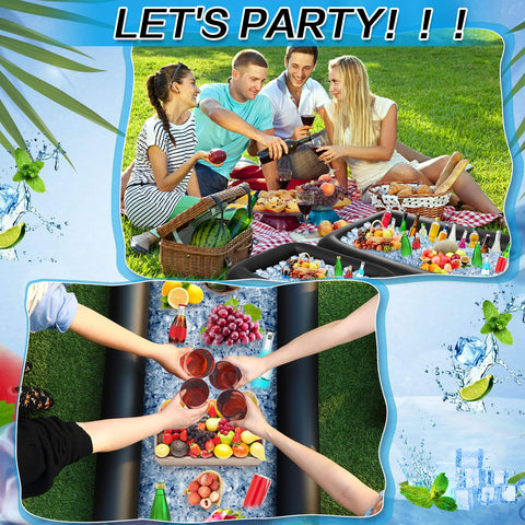 Leitee large and small trays side-by-side for clear size comparison and versatile layout