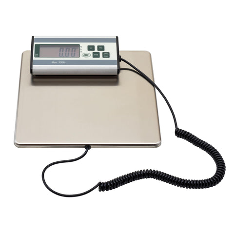 LEM digital scale front view showing stainless platform and display for reliable weighing