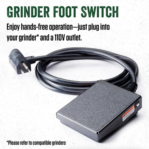 LEM foot switch side profile displaying slim design and durable housing benefit