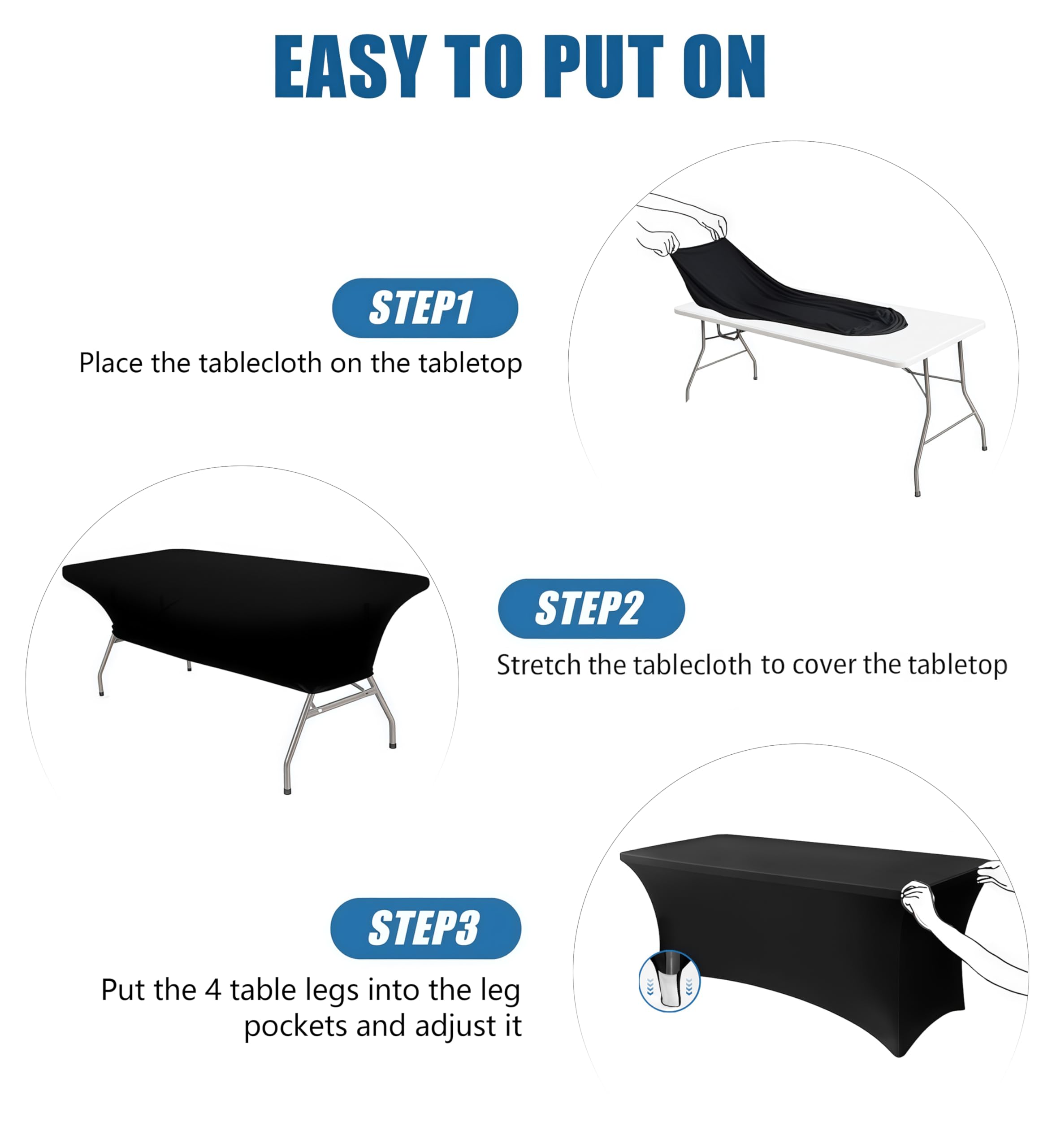 Lemict table in wedding setting illustrating elegant, wrinkle-resistant presentation